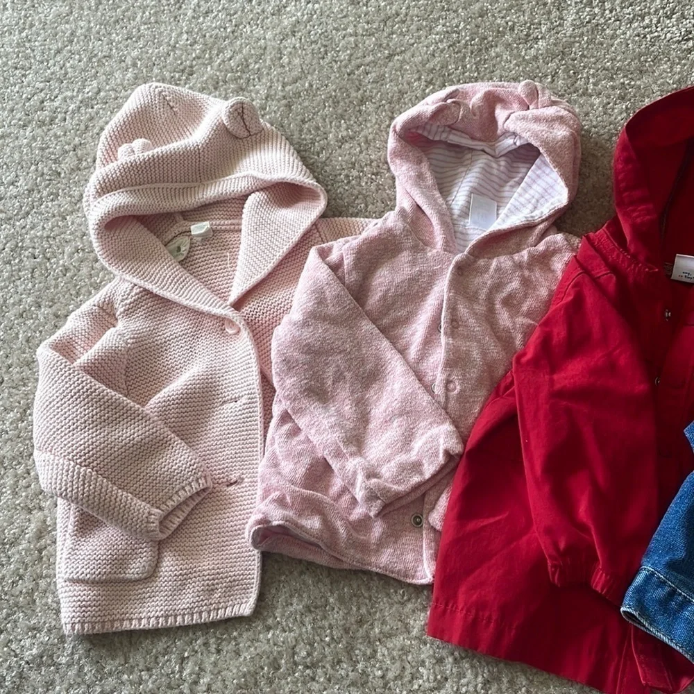 6-12 month sweater/jacket bundle